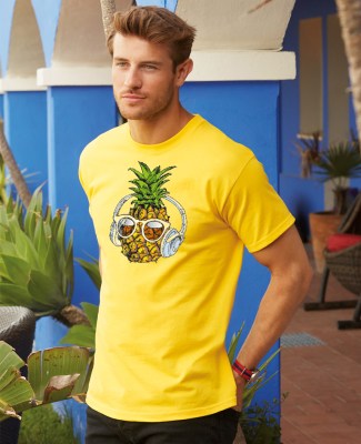 T-shirt FRUIT OF THE LOOM με στάμπα A3918
